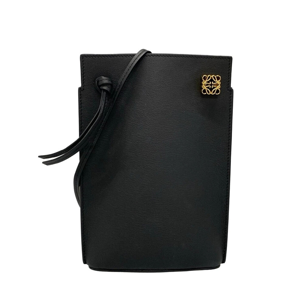 Loewe Dice Pocket Black Leather #332817L84B